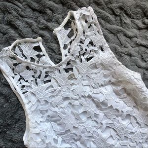 Francesca’s White Lace Dress